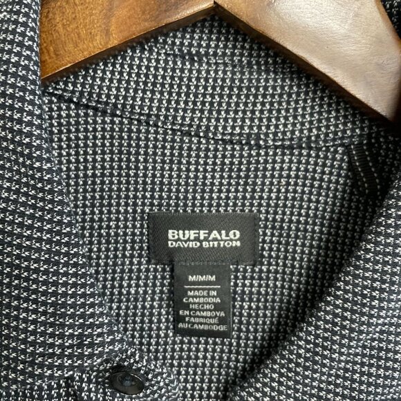 NEW Buffalo David Bitton Men's M Short Sleeve Button-Up Shirt Printed - Picture 4 of 7